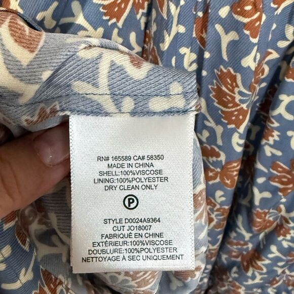 NEW Joie Maeve Floral Cutout Long Sleeve
Minidress Floral Blue Dress Size 8 - Picture 10 of 15